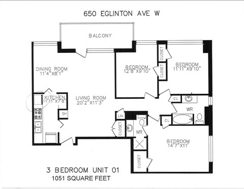650 Eglinton Avenue West 1-3 Beds Apartment for Rent - Photo Gallery 11